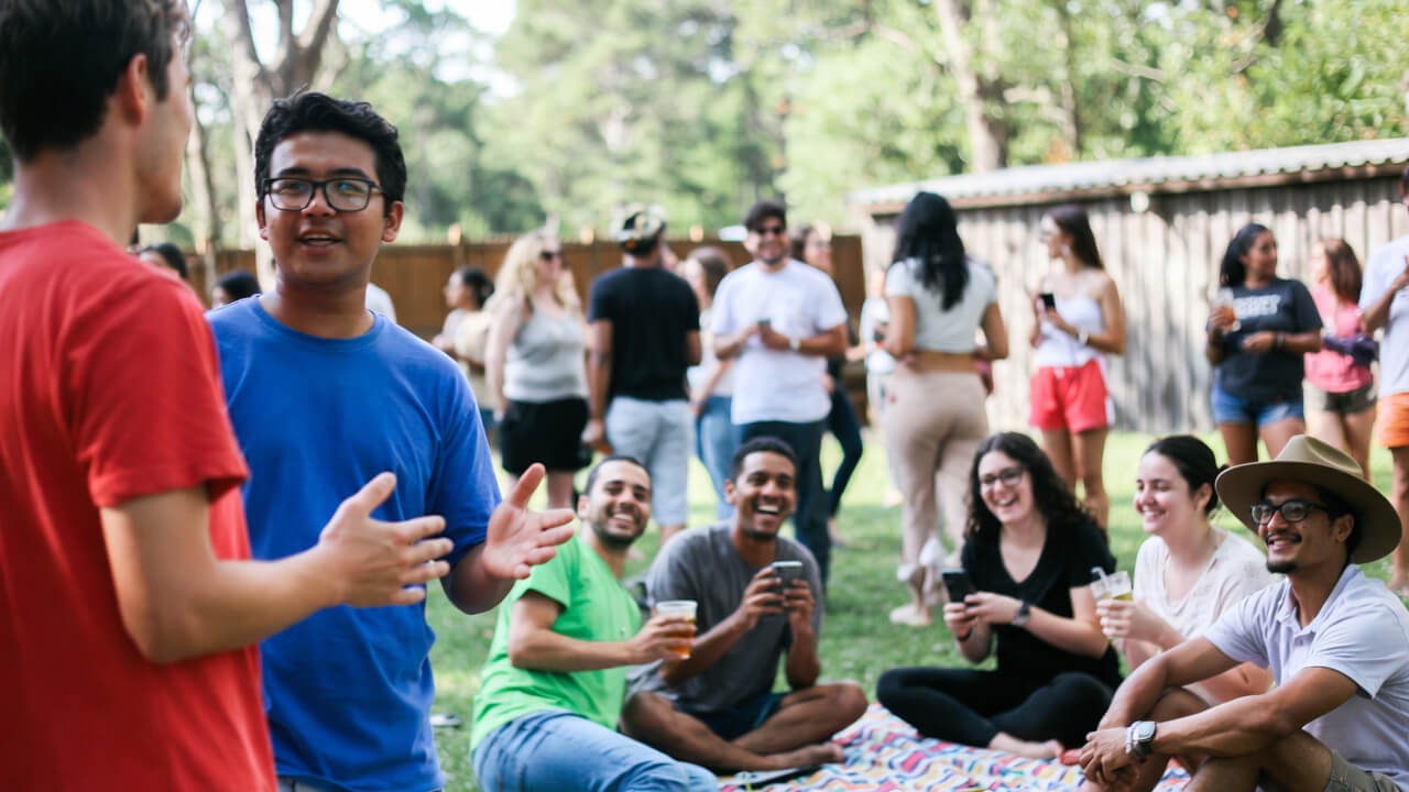 People connecting and building authentic relationships